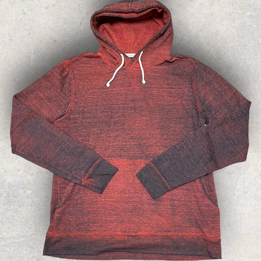 Threads 4 thought Classic Pullover Hoodie Men's Large‎ Red Black Soft Buffalo